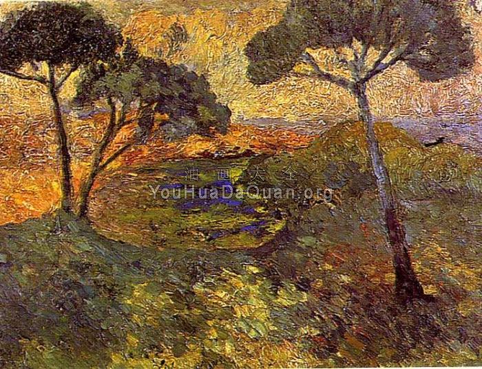 三棵松树 - 萨尔瓦多·达利